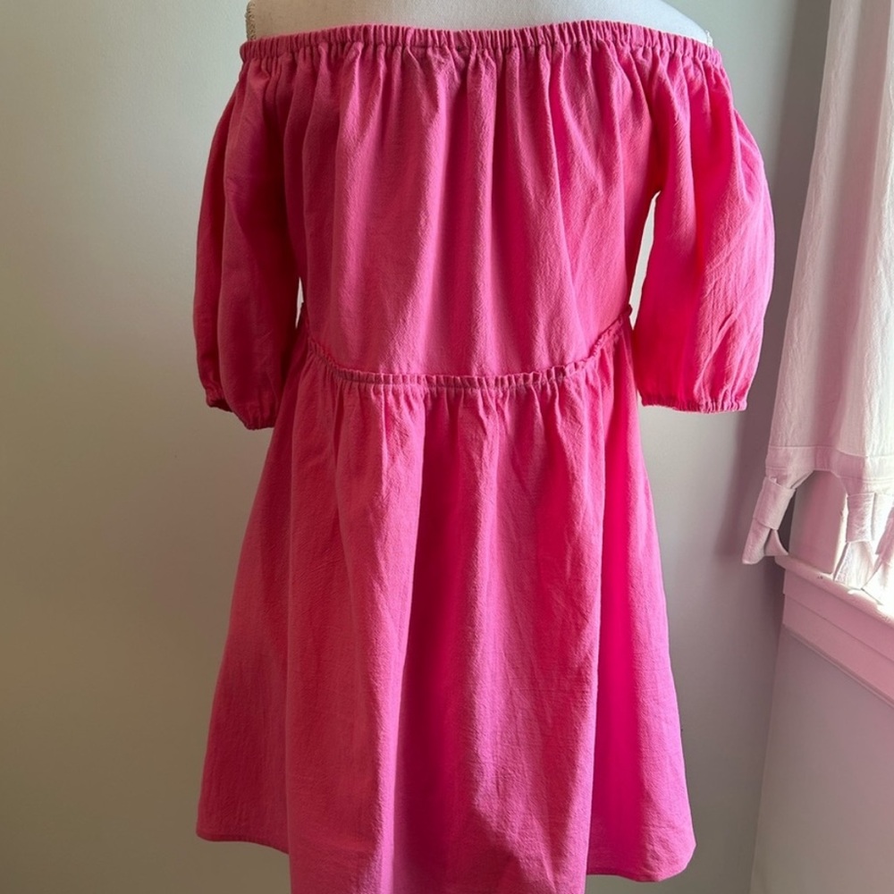 ⚜️ Vici Pink Off-the-Shoulder Dress - Picture 8 of 8